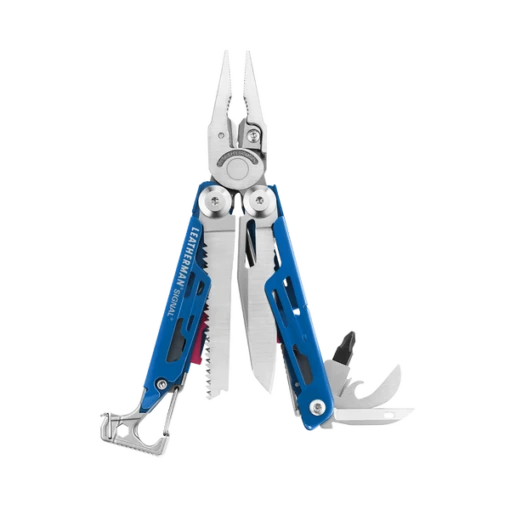 Leatherman Signal -Outlet Camping Store 439 cobalt fanned