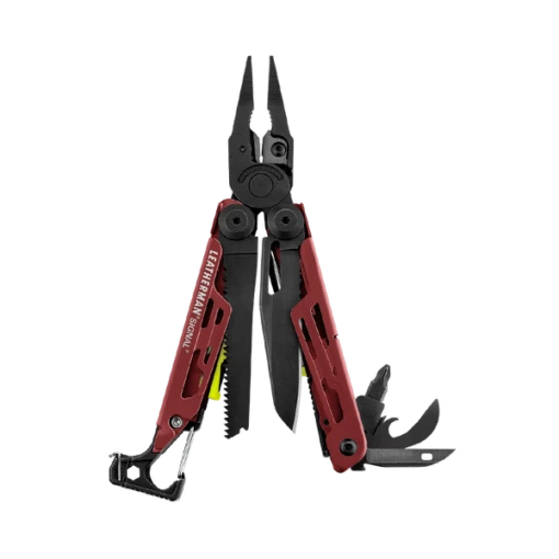 Leatherman Signal -Outlet Camping Store 550z 2 439 crimson fanned