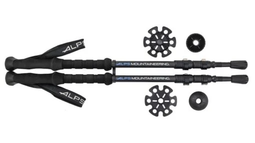 ALPS Mountaineering Momentum 2-Pack Trekking Poles -Outlet Camping Store opplanet alps mountaineering momentum 2 pack trekking poles black 7897401 av 1