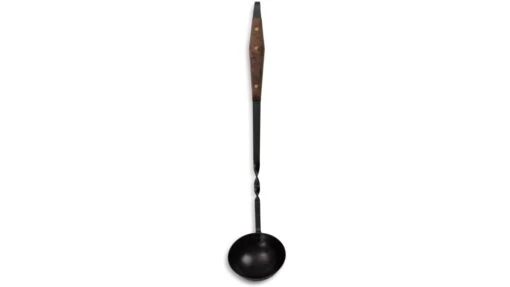 Barebones Cowboy Grill Ladle -Outlet Camping Store opplanet barebones cowboy grill ladle stainless steel natural walnut ckw 464 av 1