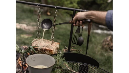 Barebones Cowboy Grill Ladle -Outlet Camping Store opplanet barebones cowboy grill ladle stainless steel natural walnut ckw 464 av 8