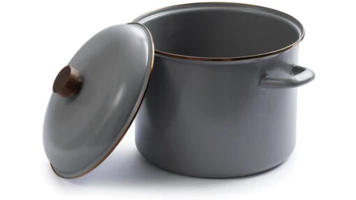 Barebones Enamel Stock Pot -Outlet Camping Store opplanet barebones enamel stock pot slate gray ckw 376 av 1