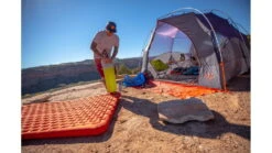 Big Agnes Rapide SL Insulated Sleeping Pad -Outlet Camping Store opplanet big agnes rapide sl insulated sleeping pad orange double wide prsli4072dw22 av 1