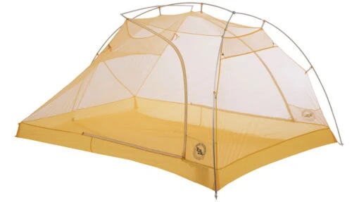 Big Agnes Tiger Wall UL3 Solution Dye Tent -Outlet Camping Store opplanet big agnes tiger wall ul3 solution dye tent gray yellow ttwul321 av 1