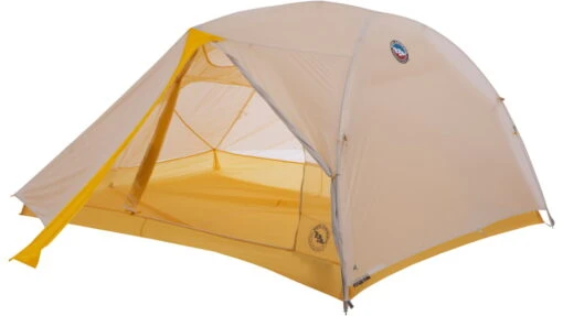 Big Agnes Tiger Wall UL3 Solution Dye Tent -Outlet Camping Store opplanet big agnes tiger wall ul3 solution dye tent gray yellow ttwul321 main 1