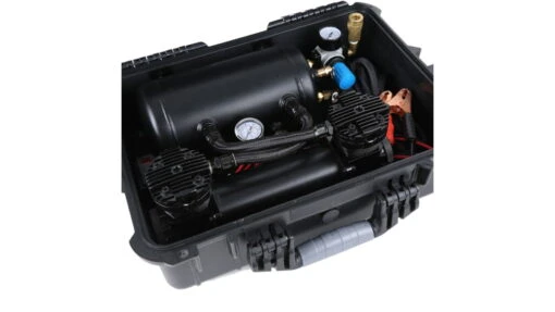 Bulldog Winch 150PSI On-Board System In Portable Case -Outlet Camping Store opplanet bulldog winch 150psi on board system in portable case 4 2cfm with 1 gal tank black 41009 av 2