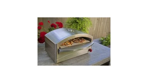 Camp Chef Italia Artisan Stand Alone Pizza Oven -Outlet Camping Store opplanet camp chef italia artisan stand alone pizza oven silver pzoven usage 1 1