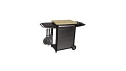 Camp Chef Patio Cart -Outlet Camping Store opplanet camp chef patio cart black silver pzcart usage 1 1