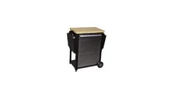 Camp Chef Patio Cart -Outlet Camping Store opplanet camp chef patio cart black silver pzcart usage 1 2