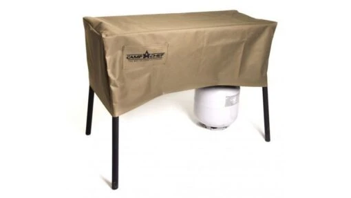 Camp Chef Smoke Vault Patio Cover -Outlet Camping Store opplanet camp chef patio cvr 3 brnr stv khaki tan pc42cc main 1