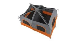 Core Equipment 10 Person Straight Wall Cabin Tent -Outlet Camping Store opplanet core equipment 10 person straight wall cabin tent orange gray 14 x 10 ft 40034 av 2