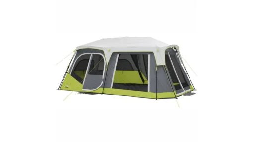 Core Equipment 12 Person Instant Cabin Tent With Double Awning -Outlet Camping Store opplanet core equipment 12 person instant cabin tent with double awning green gray 18 x 10 ft 40061 main