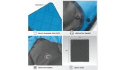 Core Equipment Wearable Camp Blanket -Outlet Camping Store opplanet core equipment wearable camp blanket grey 40211 av 3