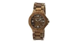 Earth Wood Raywood Bracelet Watch W/Date -Outlet Camping Store opplanet earth raywood unisex watch ethew1704 main