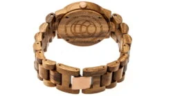 Earth Wood Biscayne Bracelet Watches W/Date -Outlet Camping Store opplanet earth wood biscayne wood bracelet watch w date light brown standard ethew4205 av 1