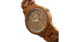 Earth Wood Biscayne Bracelet Watches W/Date -Outlet Camping Store opplanet earth wood biscayne wood bracelet watch w date olive standard ethew4204 av 2