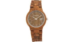 Earth Wood Biscayne Bracelet Watches W/Date -Outlet Camping Store opplanet earth wood biscayne wood bracelet watch w date olive standard ethew4204 main