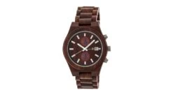 Earth Wood Castillo Bracelet Watch W/Date -Outlet Camping Store opplanet earth wood bracelet watch w date ethew5103 main