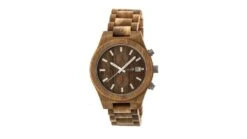 Earth Wood Castillo Bracelet Watch W/Date -Outlet Camping Store opplanet earth wood bracelet watch w date ethew5104 main