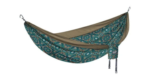 Eno DoubleNest Print Giving Back Hammocks -Outlet Camping Store opplanet eno doublenest print giving back hammocks gond roots khaki one size z gr dnp main