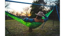 Eno DoubleNest Print Giving Back Hammocks -Outlet Camping Store opplanet eno doublenest print giving back hammocks outside lnt charcoal one size z lnt dnp av 2