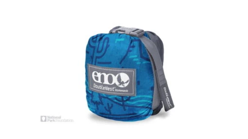 Eno DoubleNest Print Giving Back Hammocks -Outlet Camping Store opplanet eno doublenest print giving back hammocks outside npf charcoal one size z npf dnp av 1