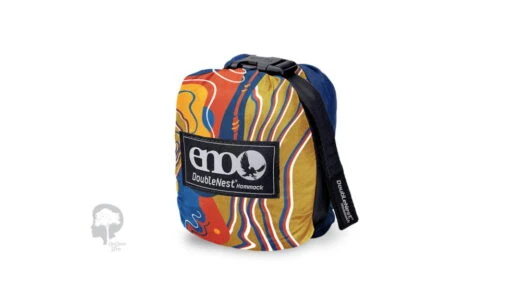 Eno DoubleNest Print Giving Back Hammocks -Outlet Camping Store opplanet eno doublenest print giving back hammocks sapphire outdoor afro gold one size z oa dnp av 1