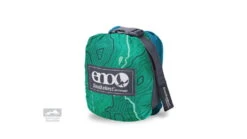 Eno DoubleNest Print Giving Back Hammocks -Outlet Camping Store opplanet eno doublenest print giving back hammocks topo pct teal one size z pct dnp av 1