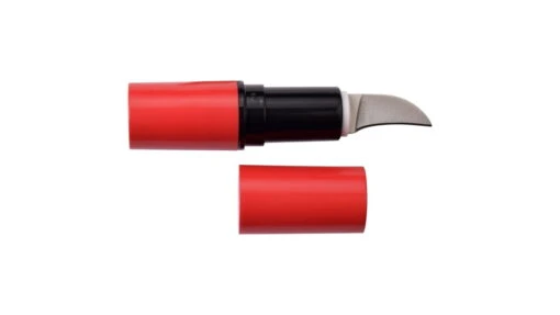 Femme Fatale Lipstick Fixed Blade Knives -Outlet Camping Store opplanet femme fatale lipstick fixed blade knife 1 in 3cr13 stainless steel stainless steel drop point red ff 273rd av 2