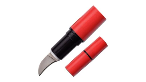 Femme Fatale Lipstick Fixed Blade Knives -Outlet Camping Store opplanet femme fatale lipstick fixed blade knife 1 in 3cr13 stainless steel stainless steel drop point red ff 273rd main