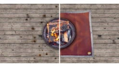 Fireside Outdoor Ember Mat -Outlet Camping Store opplanet fireside outdoor ember mat 68in x 60in cdem72 usage 3