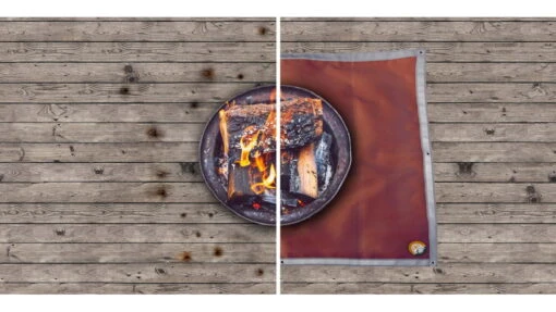 Fireside Outdoor Ember Mat -Outlet Camping Store opplanet fireside outdoor ember mat 68in x 60in cdem72 usage 3