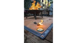 Fireside Outdoor Ember Mat -Outlet Camping Store opplanet fireside outdoor ember mat 68in x 60in cdem72 usage 6