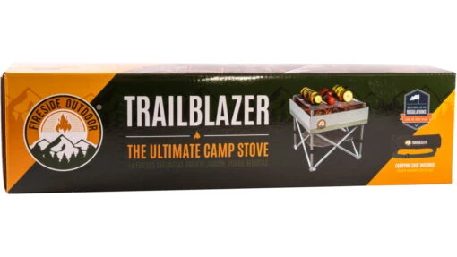 Fireside Outdoor Trailblazer Portable Fire Pit & Grill -Outlet Camping Store opplanet fireside outdoor trailblazer portable fire pit grill 12 in cb005 av 4