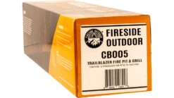 Fireside Outdoor Trailblazer Portable Fire Pit & Grill -Outlet Camping Store opplanet fireside outdoor trailblazer portable fire pit grill 12 in cb005 av 7