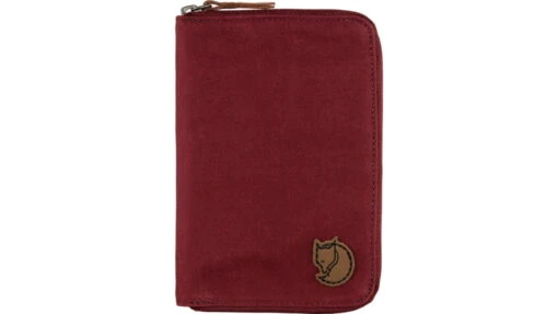 Fjallraven Passport Wallet -Outlet Camping Store opplanet fjallraven passport wallet bordeaux red one size f24220 347 one size main