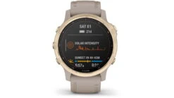 Garmin Fenix 6S Pro Solar Watch -Outlet Camping Store opplanet garmin fenix 6s pro solar watch light gold w light sand band 010 02409 10 av 3