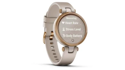 Garmin Lily Women Smartwatch -Outlet Camping Store opplanet garmin lily smartwatch womens rose gold light sand silicone 010 02384 01 av 2