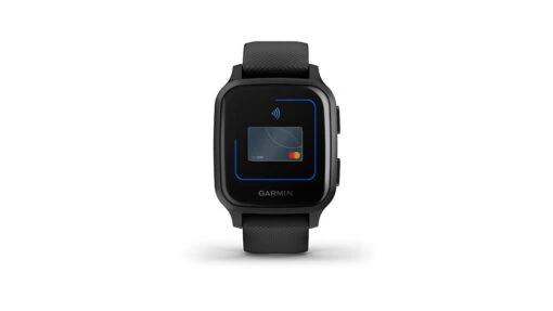 Garmin Venu SQ GPS Smartwatch - Music Edition -Outlet Camping Store opplanet garmin venu sq gps smartwatch music edition slate aluminum bezel with black case and silicone band 010 02426 00 av 1