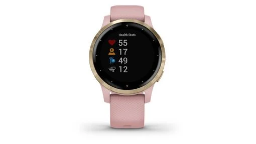 Garmin Vivoactive 4S GPS Smartwatch -Outlet Camping Store opplanet garmin vivoactive 4s gps smartwatch dust rose light gold 010 02172 31 av 1