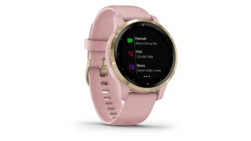 Garmin Vivoactive 4S GPS Smartwatch -Outlet Camping Store opplanet garmin vivoactive 4s gps smartwatch dust rose light gold 010 02172 31 av 2