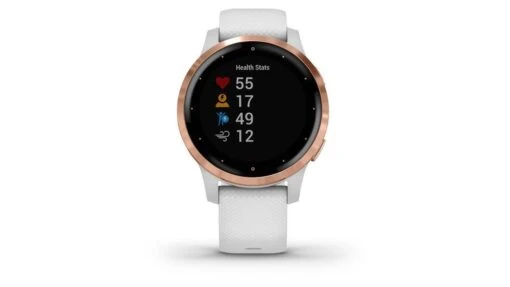 Garmin Vivoactive 4S GPS Smartwatch -Outlet Camping Store opplanet garmin vivoactive 4s gps smartwatch white rose gold 010 02172 21 av 1