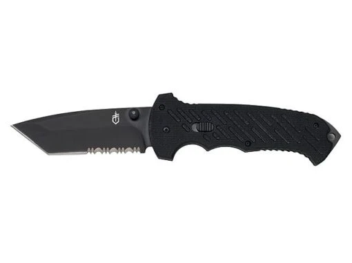 Gerber 06 FAST -Outlet Camping Store opplanet gerber 06 fast folding clip serrated tanto knife clam pack 31 000216 main