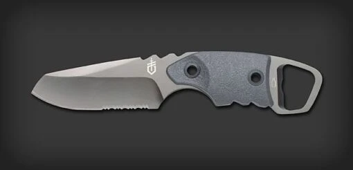 Gerber Epic Knife -Outlet Camping Store opplanet gerber epic drop point serrated fixed blade knife wsheath clam 31 000368