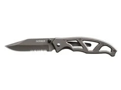 Gerber Paraframe I -Outlet Camping Store opplanet gerber paraframe i folding knife serrated 3in high carbon stainless blade ti grey 2208445 main