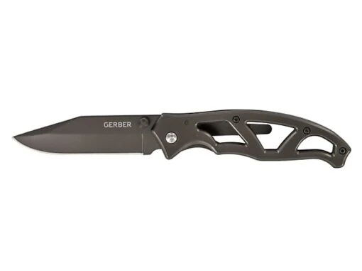 Gerber Paraframe I -Outlet Camping Store opplanet gerber paraframe i ti grey fine edge folding clip knife clam 22 48446 main