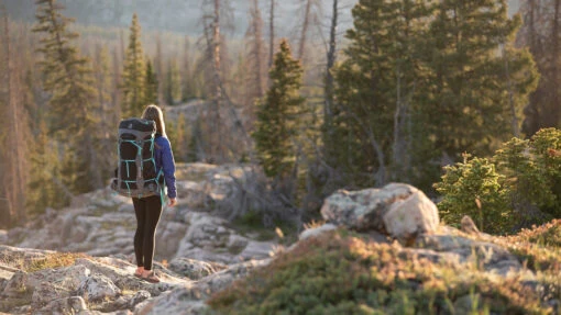 Granite Gear Blaze 60 Backpack - Women's -Outlet Camping Store opplanet granite gear blaze 60 backpack womens black black gingham teal regular 5000029 0014 av 19