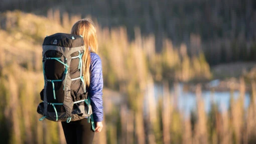 Granite Gear Blaze 60 Backpack - Women's -Outlet Camping Store opplanet granite gear blaze 60 backpack womens black black gingham teal regular 5000029 0014 av 21