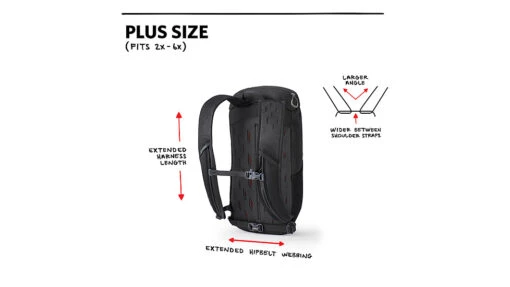 Gregory Nano 16 Plus Daypack -Outlet Camping Store opplanet gregory nano 16 plus pack obsidian black one size 139264 0413 av 2