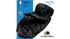 Hyke & Byke Quandary Ultralight Down Sleeping Bag, 650FP, 15F Degrees -Outlet Camping Store opplanet hyke byke quandary ultralight down sleeping bag 650fp 15f degrees 8231938694 av 5